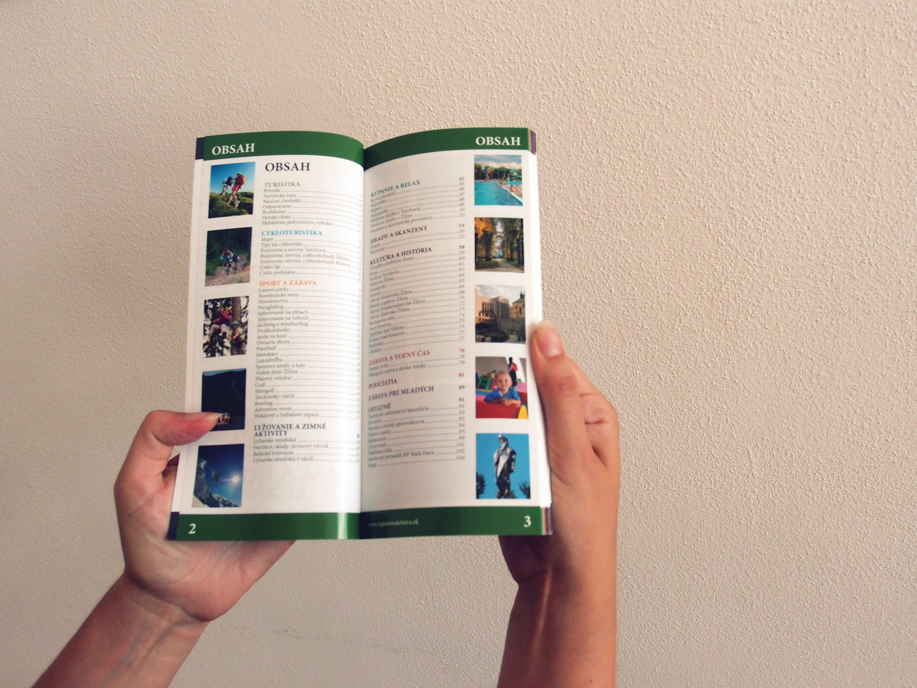 Propagačné materiály: Brožúry pre OOCR Malá Fatra