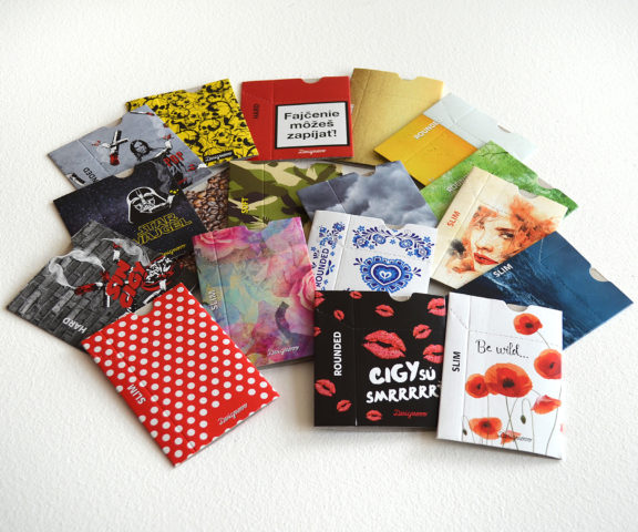 návrh dizajnu obal na cigaretové krabičky