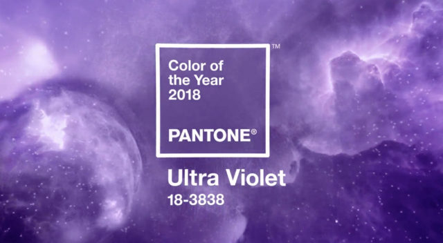 farba roka 2018 pantone ultra violet